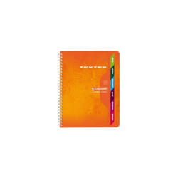 Cahier de texte - Standard - Spiralé - Couleur bleue - Format standard - Pratique pour lécole