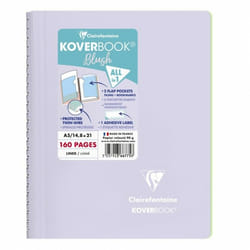 Clairefontaine 366775C bloc-notes A5 160 feuilles Lilas, Citron vert