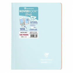 Clairefontaine 376772C bloc-notes A4 160 feuilles Bleu, Corail