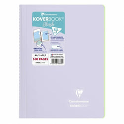 Clairefontaine 376775C bloc-notes A4 160 feuilles Lilas, Citron vert