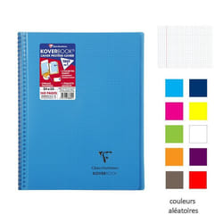 Cahier - CLAIREFONTAINE - Koverbook - 24x32 cm - 160 pages - 5x5 petits carreaux - Aléatoire