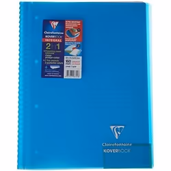 Cahier à spirale - CLAIREFONTAINE - KOVERBOOK - Couverture en polypro - 90g - Format A4