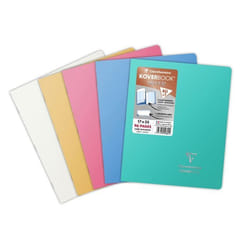 Cahier grand format Clairefontaine Koverbook A5 96 pages 24 x 32 cm SY Argent
