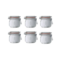Le Parfait - Lot de 6 bocaux en verre 500ml 900505