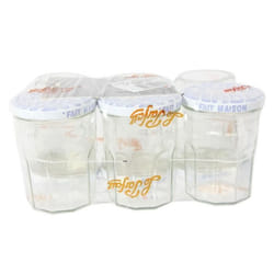 Le parfait - lot de 6 pots à confiture avec couvercles 385ml - 900550