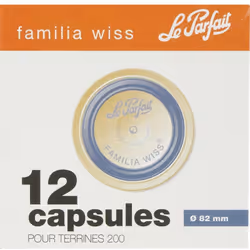 Le Parfait - Capsule pour terrine familia wiss ø 82 Bleue - Boite 12