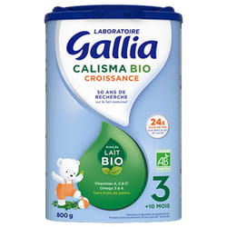 Gallia Calisma Croissance 3ème Âge + 10 Mois Bio 800 g