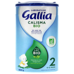 Gallia Calisma 2ème Âge 6-12 Mois Bio 800 g