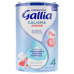 Gallia Calisma Junior 4ème Âge dès 18 Mois 830 g