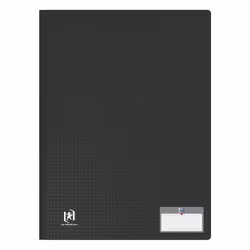 Oxford 100205955, Noir, Polypropylène (PP), 80 pochettes, A4, France, 315 mm