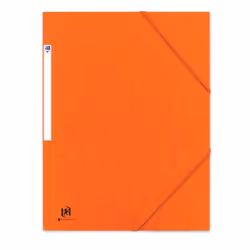 Oxford 100200691, Dossier manila, A4, Carton, Orange, Turquoise, 150 feuilles, France