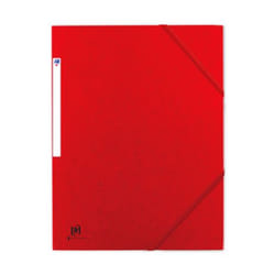 Oxford 100200694 fichier Carton Noir, Rouge A4
