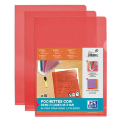 Oxford 100206709 fichier Polyvinyl chloride (PVC) Rouge A4