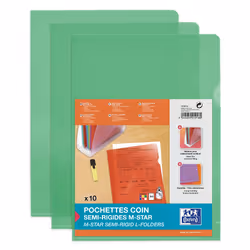 Oxford 100206710, A4, Polyvinyl chloride (PVC), Vert, France, 220 mm, 311 mm