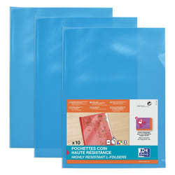 Oxford 100206720 fichier Polyvinyl chloride (PVC) Bleu A4