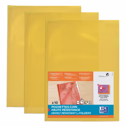 Oxford 100206722, A4, Polyvinyl chloride (PVC), Jaune, France, 220 mm, 315 mm