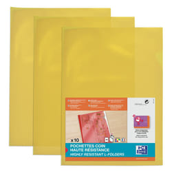 Oxford 100206722 fichier Polyvinyl chloride (PVC) Jaune A4
