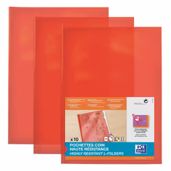 Oxford 100206723, A4, Polyvinyl chloride (PVC), Rouge, France, 220 mm, 315 mm