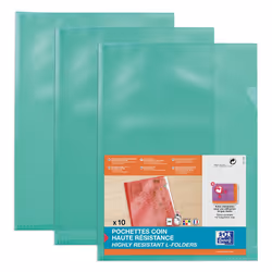 Oxford 100206724, A4, Polyvinyl chloride (PVC), Vert, France, 220 mm, 315 mm