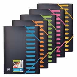 Oxford 400009067, Noir, Bleu, Vert, Orange, Rose, Jaune, Polypropylène (PP), A4, France, 240 mm, 320 mm