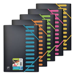 Oxford 400009067 intercalaire Polypropylène (PP) Noir, Bleu, Vert, Orange, Rose, Jaune 5 pièce(s)