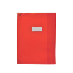 Oxford 400006843 Protège-cahier Rouge, Translucide