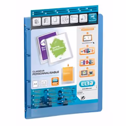 Elba Polyvision, A4, Plastique, Bleu, 100 feuilles, 1,5 cm, 1 pièce(s)