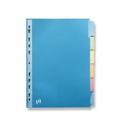 Oxford 400019443 intercalaire Mylar Couleurs assorties 6 pièce(s)