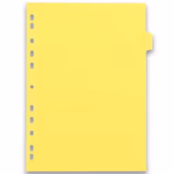 Oxford 400019445 intercalaire Mylar Couleurs assorties 7 pièce(s)