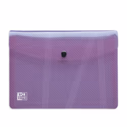 Oxford 400031401 fichier Polypropylène (PP) Bleu, Gris, Rose, Violet, Transparent A5