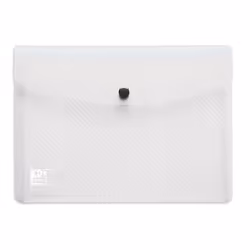 Oxford 400031404, Envelope folder, A5, Polypropylène (PP), Translucide, Bouton pression, 250 mm