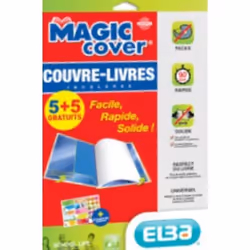 Elba couvre-livres magic cover contenu:5 piè…