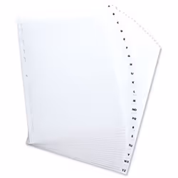 Elba 100204726, Blanc, Polypropylène (PP), A4