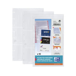Oxford 100207002 protecteur de feuilles 150 x 210 mm (A5) Polypropylène (PP) 10 pièce(s)