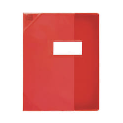 Oxford 400050957 Protège-cahier 1 pièce(s) Rouge, Translucide
