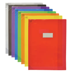 Oxford 400050983 Protège-cahier 25 pièce(s) Translucide, Vert, Jaune, Rouge