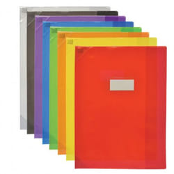 Oxford 400051147 Protège-cahier 8 pièce(s) Couleurs assorties, Translucide