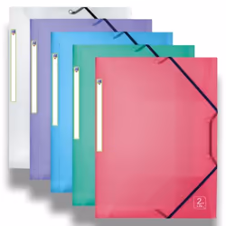 Oxford 400057734, Porte-documents, A4, Polypropylène (PP), Couleurs assorties, Translucide, Paysage/portrait, 240 mm