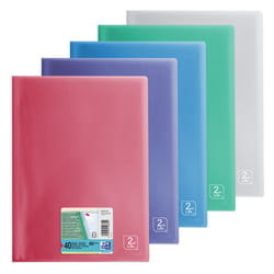 Oxford 400059343 protège-documents de présentation 40 pochettes 80 feuilles A4