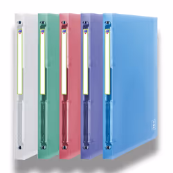 Oxford 400059560, Bleu, Vert, Rose, Violet, Transparent, Polypropylène (PP), 100 feuilles, A4, France, 1 pièce(s)