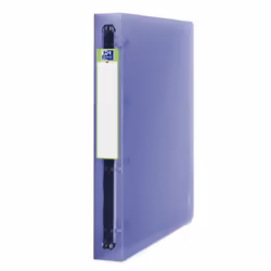 Oxford 400059564 classeur à anneaux A4+ Couleurs assorties, Translucide