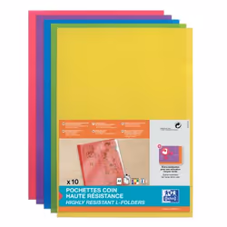 Oxford 100210494, Porte-documents, A4, PVC, Multicolore, 25 feuilles, France
