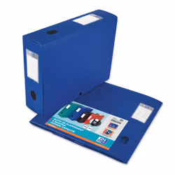 Oxford 400094582, 600 feuilles, Bleu, Polypropylène (PP), A4, 8 cm, 333 mm