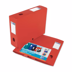 Oxford 400094587, 600 feuilles, Rouge, Polypropylène (PP), A4, 8 cm, 333 mm