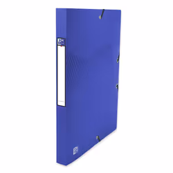 Oxford 400105017, Polypropylène (PP), Bleu, A4, 250 mm, 2,5 cm, 330 mm