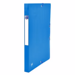 Oxford 400114361, 200 feuilles, Bleu, Carton, A4, 2,5 cm, 240 mm