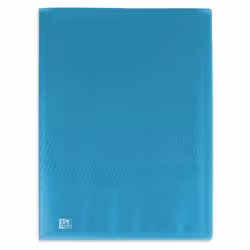 Oxford 400110324, Turquoise, Polypropylène (PP), 20 pochettes, A4, France, 316 mm