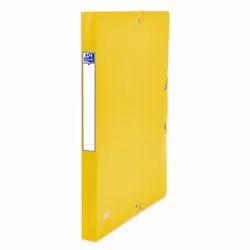 Oxford 400114362, 200 feuilles, Jaune, Carton, A4, 2,5 cm, 240 mm