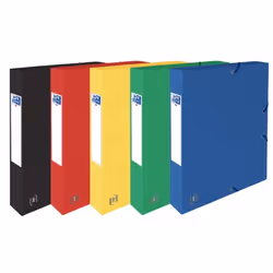 Oxford 400114367 boîte à archive 300 feuilles Couleurs assorties Carton