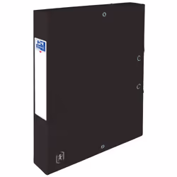Oxford 400114370 fichier Carton Noir A4+